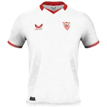 2023/24 Sevilla FC Home White Fans Soccer Jersey
