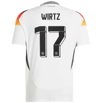 WIRTZ #17 Germany Home White Fans Soccer Jersey 2024/25 ★★