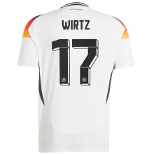 WIRTZ #17 Germany Home White Fans Soccer Jersey 2024/25 ★★