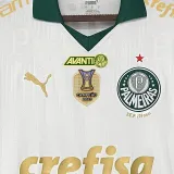 2024/25 Palmeiras 1:1 Quality Away White Fans Soccer Jersey