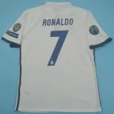 RONALDO # 7 RM Home Retro Jersey 2016/17 (Have All Patch) (2016+11) 全套章 ★★