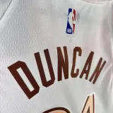 2023/24 Spurs DUNCAN #21 White City Edition NBA Jerseys
