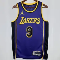 2025 Lakers JAMES JR. #9 Blue NBA Jerseys 热压