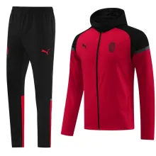 2024/25 AC Red Hoody Zipper Jacket Tracksuit