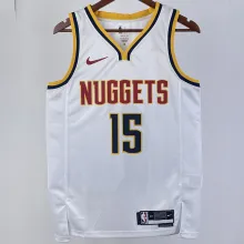 2023/24 Nuggets JOKIC #15 White NBA Jerseys
