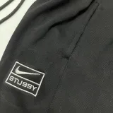 2024/25 Nk~ Black Pure Cotton Sports Trousers Zipper style