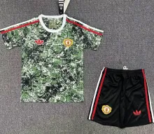 2024 M Utd x AD x Stone Roses Kids Soccer Jersey