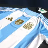 2024/25 Argentina Home Player Version Soccer Jersey (Have FlFA World Champion 2022 有胸前章)