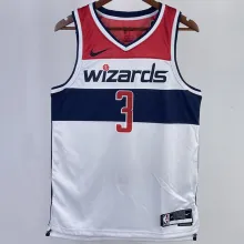 2023/24 Wizards BEAL #3 White Home NBA Jerseys