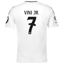 VINI JR． #7 RM 1:1 Quality Home Fans Jersey 2024/25 （UCL Font) ★★
