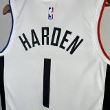 Clippers White Blue NBA Jerseys