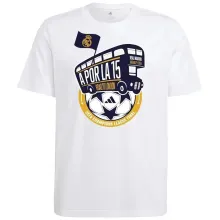 2024 RM Madrid A POR LA 15 Cotton White Shirt