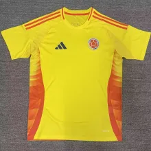 2024/25 Colombia Home Yellow Fans Soccer Jersey