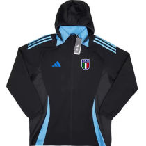 2024/25 Italy Black Windbreaker