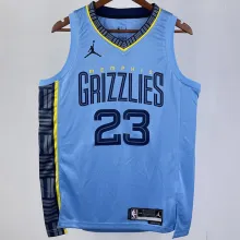 2023/24 Grizzlies ROSE #23 Blue NBA Jerseys