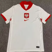 2024/25 Poland Home White Fans Soccer Jersey