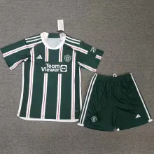 2023/24 M Utd Away Green Kids Soccer Jersey