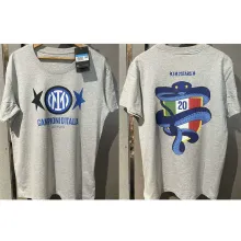 2023/24 In Milan CAMPEONES 20 Grey Cotton Shirt 灰色