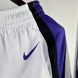 2024 Kings White NBA Cotton Pants