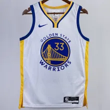 2023/24 Warriors WISEMAN #33 White NBA Jerseys