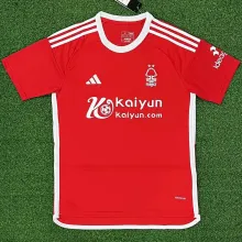 2023/24 Nottingham Forest Home Red Fans Jersey 有胸前广告