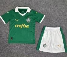 2024/25 Palmeiras Home Green Kids Soccer Jersey