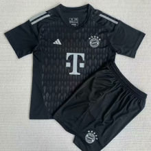 2023/24 BFC Black Goalkeeper Kids Soccer Jersey