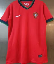 2024/25 Portugal Home Red Women Soccer Jersey 女