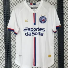 2024/25 Bahia Away White Fans Soccer Jersey