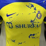 2023/24 Al Nassr Classic Edition Yellow Player Version Jersey