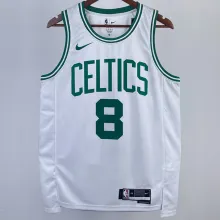 2023/24 Celtics PORAIGIS #8 White NBA Jerseys 热压