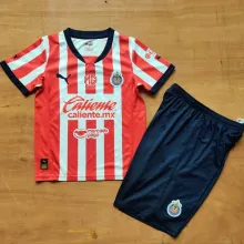 2024/25 Chivas Home Kids Soccer Jersey