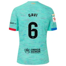 GAVI #6 BA 1:1 Third Blue Fans Soccer Jersey 2023/24 (LaLiga Font 西甲字体) ★★