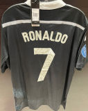 RONALDO # 7 RM Black Dragon Retro Jersey 2014/15 (Have All Patch) (2014+10) 全套章 ★★