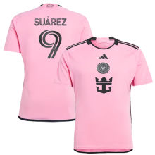 Suárez #9 Inter Miami Home Pink Fans Soccer Jersey 2024/25 ★★