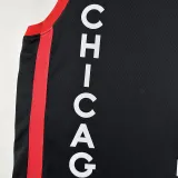 2023/24 Bulls RODMAN #91 Black City Edition NBA Jerseys 热压