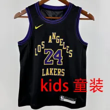 2024/25 Lakers BRYANT #24 Black Kids City Edition NBA Jersey