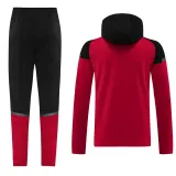 2024/25 AC Red Hoody Zipper Jacket Tracksuit