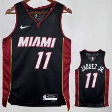 2024/25 Miami Heat JAQUEZ JR. #11 Black NBA Jerseys
