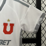 2024/25 Universidad de Chile Away White Kids Soccer Jersey