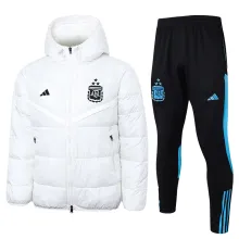 2024 Argentina White Cotton Jacket （A Set）