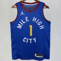 2023/24 Nuggets PORTER JR. #1 Blue NBA Jerseys