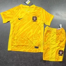 2024/25 Portugal GK Yellow Kids Jersey