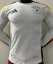 2024/25 Germany Home White Player Version Long Sleeve Jersey
