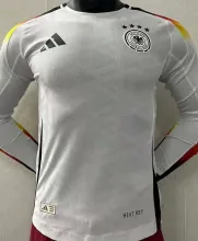 2024/25 Germany Home White Player Version Long Sleeve Jersey