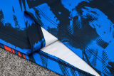 2024 England Blue Inkjet Vest Training Jersey(A Set)喷墨
