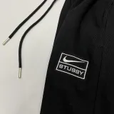 2024/25 Nk~ Black Pure Cotton Sports Trousers Zipper style