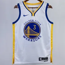 2023/24 Warriors POOLE #3 White NBA Jerseys