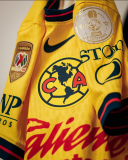 2024/25 Club America Home Yellow Women Soccer Jersey 女