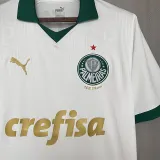 2024/25 Palmeiras 1:1 Quality Away White Fans Soccer Jersey